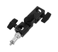 KICHOUSE Tripod Mount Umbrella Mounting Bracket Light Stand Umbrella Socket Photography Lamp Holder Photography Lamp Bracket Hot Shoe Adapter Black