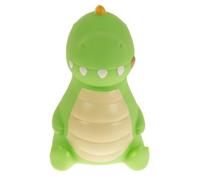 KICHOUSE Unbreakable Dinosaur Money Box for Capacity Green Cartoon Saving Pot Cute Animal Piggy Bank for Boys and Tabletop Coin Organizer Teaching Financial Responsibility Birthday