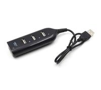 KICHOUSE USB 2.0 4 Port USB Hub Splitter with Compact Abs Design and Backwards Compatibility for Mini PC and Desktop Data Expansion, Single Interface Supply Current to 500ma, Maximum