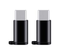 KICHOUSE USB Type C Adapter to Usb-c Male Connector Alloy Material USB Female Data Transfer Plug and Play Charger Converter with Keychain for Convenient Charging
