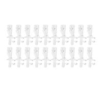 KICHOUSE Valance Clips Lightweight 20pcs Replaceable and Practical Window Accessories for Blinds Vertical Blind Clips for Offices and Hotels