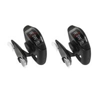 KICHOUSE Vehicle Dashboard Compass Ball Portable Abs Mini Compass 2pcs with 360° Rotatable Suction Cup Mount for Windshield and Dashboard, for Road Trips and Night Drives