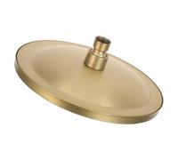 KICHOUSE Vintage Copper Ceiling Waterfall Showerhead with Leakresistant Construction and Wide Coverage Design, Round Removable Shower Head for Hotel and Spa Use