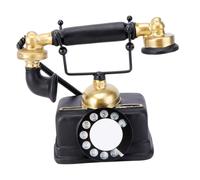 KICHOUSE Vintage Rotary Telephone Ornament Decorative Old Fashioned Landline Phone Model for Home Café Bar Tabletop Retro Desk Décor Christmas Accent Color Assorted Style