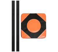 KICHOUSE Wall Mounted Boxing Pad Punching Target for Training, Orange Pu Leather Wall Boxing Mat Suitable for Fighting Exercises and Use