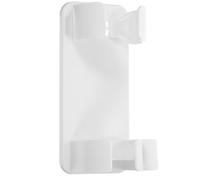 KICHOUSE Wall Mounted Hair Dryer Holder Easy Installation and Cleaning and Curler Storage Rack with Construction Stylish White Design for Bathroom Beauty Tools Organiser