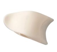 KICHOUSE Wear-Resistant and Natural Look White Eyelash Applicator Tweezer with Repairing Function, Eyelashes Clamp Tool for Precise False Lash Application for Women