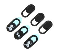 KICHOUSE Webcam Cover Slide and Simple Design 6pcs for Laptops and Webcams, Black Privacy with Extra Mini Size for People Who Value Security and Peace of Mind