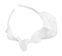 KICHOUSE White Cloth Maid Headband with Cute Japanese Lolita Style, Soft and Comfortable Hair Accessory that Maintains Shape and Stays in Place, for Anime Cosplay and Performance Parties