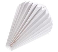 KICHOUSE White Paper Hanging Lampshade with Folding and Hanging Features, Simple Creative Origami Style Light Shade for Home Decor and Housewarming