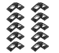 KICHOUSE Window Safety Restrictors 20Pcs Stainless Steel Friction Stay Hinge Stop Block with Screws for Sliding Door Lock Limiter and Window Guards Suitable for Home and Office Use,