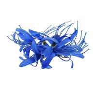 KICHOUSE Women Hair Claw Clip Large Hair Clamp Flower Shape Delicate Design Blue Cloth Plastic Material Practical for Makeup Women Birthday Parties Unique Present Option