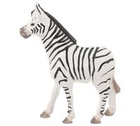 KICHOUSE Wood Decor Desktop Zebra Figurine Elegant Appearance Creative Style Portable Design Good Decorative Effect Wooden Carved Figure for Office Desks