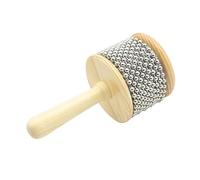 KICHOUSE Wooden Cabasa Hand Shaker Percussion Musical Instrument for Lightweight Easy to Grip Teaching Tool for Music Therapy Rhythmic Sound Creation