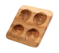 KICHOUSE Wooden Egg Tray Holds Fresh Eggs Kitchen Storage Organizer for Countertop Display Refrigerator Fridge