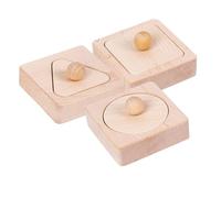 KICHOUSE Wooden Geometry Shape Matching Educational Sorting Blocks for Develops Hand Eye Coordination Logical Thinking and Problem Solving Skills Safe Natural Craftsmanship