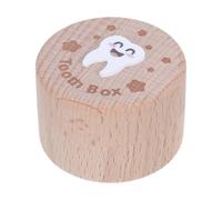 KICHOUSE Wooden Tooth Storage Box with Secure Closure Design, Scandinavian Style Teeth Fairy Keepsake Box for Boys, Minimal Nordic Aesthetic Memory Storage Container for Keepsake