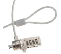 Kichvoe 1.8m Security Cable Lock for Laptop and Desktop Digit Password Anti-theft Wire Cable Compatible with Monitors Projectors and Docking Stations Heavy Duty Lock for Portable Devices