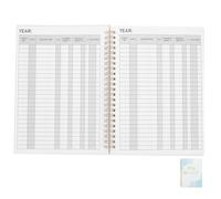 Kichvoe 1 Book Checkbook Ledger Expense Register Budget Tracker Paper 60 Pages User-Friendly Page Layout Check Management Personal Finance Record Keeping