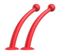 Kichvoe 1 Pair Helmet Silicone Suction Cup Tentacles Decorative Tentacles Motorcycle Helmet Easy to Install Flexible Silicone Accessories for Biking