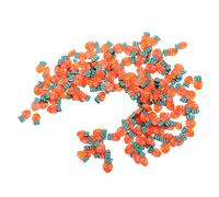 Kichvoe 10 Packs Easter Carrot Flatbacks Polymer Clay Charms for Nail Art and Craft Making, Unique Design with Festive Flair, for Creative Projects and Handmade Jewellery