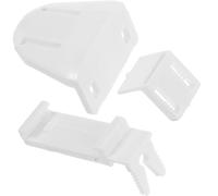 Kichvoe 10 Sets Roller Blind Fittings Mounting Brackets Set Plastic White | Tool-free Setup for Window Frames and Home Interiors, Secure Hold, Suitable for Handy Diyers and Homeowners