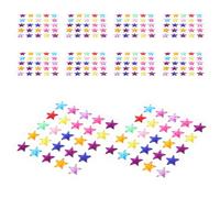 Kichvoe 10 Sheets Jewel Gems Stickers Acrylic Gems Stickers Multi-use Assorted Color Safe Decorative Star Shape Simple Stylish Creative DIY Ornaments Decor Mobile Phone Shell Accessories