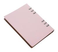 Kichvoe 100 Sheets Dairy Notebook Binder Notebook with Pu and Aluminum Alloy Cover, Simple Fashionable Appearance Design, Easy to Turn Pages, Excellent Writing Experience, A5 Size