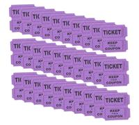 Kichvoe 100PC Raffle Tickets for Events Blank Sequential Paper Tickets for Parties and Celebrations Easy to Use for Raffles and Drawings