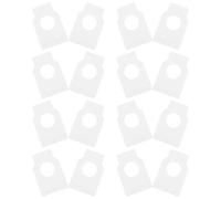 Kichvoe 100pcs Double Side Blank Wine Bottle Tags Made of Waterproof PVC, Lightweight and Erasable Reusable Labels for Party Tags and Cellar Organisation