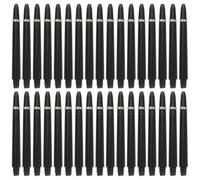 Kichvoe 100pcs Nylon Dart Shafts with Standard Threading for Stable Flight, Black Replacement Shafts Accessories Set Suitable for Playing Indoors by Professionals and Amateurs
