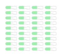 Kichvoe 100pcs Plastic Padlock Anti-Theft Tags Padlock Home Tools Cable