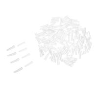 Kichvoe 100pcs PVC Tweezer Tip Protective Covers Non-Slip Grafting Eyelashes Tips Caps Easy to Use and Prevent Damage to Tweezer for Eyelash