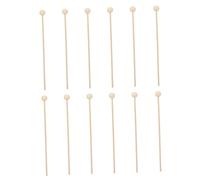 Kichvoe 100PCS Small Wooden Lollipop Sticks DIY Inserted Decorative Sticks for Party Dessert Table Festive Supplies for Cake Pops and Holiday Celebrations
