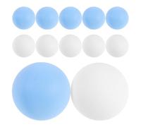 Kichvoe 100pcs Table Tennis Balls 40mm Seamless Matte Unmarked Set | PP Build, White and Blue Options, Lightweight Grip, for Pool Games, Carnival and Birthday Use
