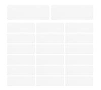 Kichvoe 108pcs Blank Magnetic Name Tags with Great Magnetic Hold, Reusable Writable PVC Magnets for School Lockers and Personal Items, White Dry Erase Labels for Classroom and Fridge Use