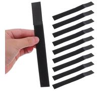 Kichvoe 10pcs Adjustable Black Pet Sock Holders Canine Bootie Straps Non-slip Paw Cover Fasteners for Outdoor Activities