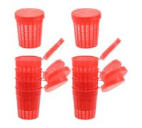 Kichvoe 10pcs Bait Trap Bucket Fishing Bait Trap Cage Plastic Large Capacity Red Carp Types of Fishing Expeditions