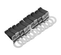 Kichvoe 10pcs Car Air Vent Diffuser Clips with 360° Rotation Black Plastic Car Air Freshener Holder Clips for DIY Fragrance Bottles Bulk Set