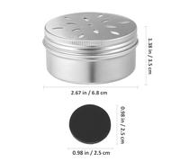 Kichvoe 10pcs Dog Scent Training Containers with Magnetic Dots 25x2mm, Metal Dog Agility Training Tins with Lids for Canine Scent Work and Behavior Aids