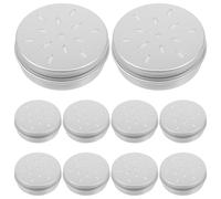 Kichvoe 10pcs Dog Scent Training Holder Aluminum Tins with Lids Pet Odor Detection Box Dog Explosive Scent Work Training Kit