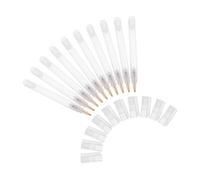 Kichvoe 10pcs Empty Fillable Pen 3mm Refillable Marker Pen Plastic Fibre round Head White and Alcohol-based Inks for Artists and Designers Classroom Use and Creative Expression