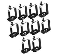 Kichvoe 10pcs Practical Phone Selfie Clip Brackets Made of Sturdy Abs and Alloy Material, Not Easy to Deform, for Phone Accessories and Selfie Stick Use at Home Or Outdoors