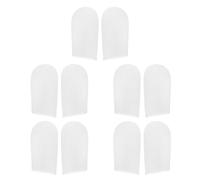 Kichvoe 10pcs Silicone Clothes Hanger End Caps Protective Covers Non-Slip Rounded Hook Tip Covers for 3-3.6cm Wide Hangers Heavy-Duty Anti-Skid Grips for Closet Storage