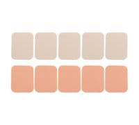 Kichvoe 10pcs Square Makeup Puff Set for Women Synthetic Sponge Cosmetic Pads Friendly to Skin Wet and Dry Use Suitable for Home and Beauty Salons