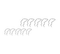 Kichvoe 10pcs Stainless Steel Pegboard Hooks 45x50mm Wall Peg Display Shelf Hooks for Tool Storage and Display Easy to Install for Garage and Workshop