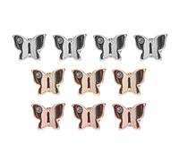 Kichvoe 10pcs Zinc Alloy Watch Band Decorative Charms Elegant Patterns 38mm Smartwatch Bands Accessory for Everyday Wear