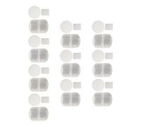Kichvoe 10sets Cat Fountain Replacement Filters for Stainless Steel Pet Water Dispenser with Sponge Pre-filters Filtration for Fresh Clean Water Compatible Pet Fountain Filter Refills