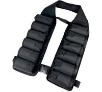 Kichvoe 12 Pack Beer Belt Beer Vest Outdoor Adjustable Waist Bag with 12 Pockets Buckle Design Comfortable Thickness Tear-Resistant Canvas One-Hand Operation for Picnic Camping