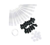 Kichvoe 12 Sets Clip-on LED Christmas Tree Candles with Warm White Light, Plastic Flameless Taper Candles Emitting Cozy Light, Easy to Hang for Celebration or Halloween